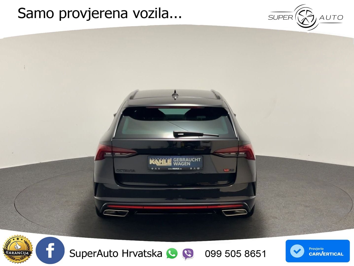 Škoda Octavia Combi RS 2.0 TDI (200 KS) DSG LED+GR SJED+ACC