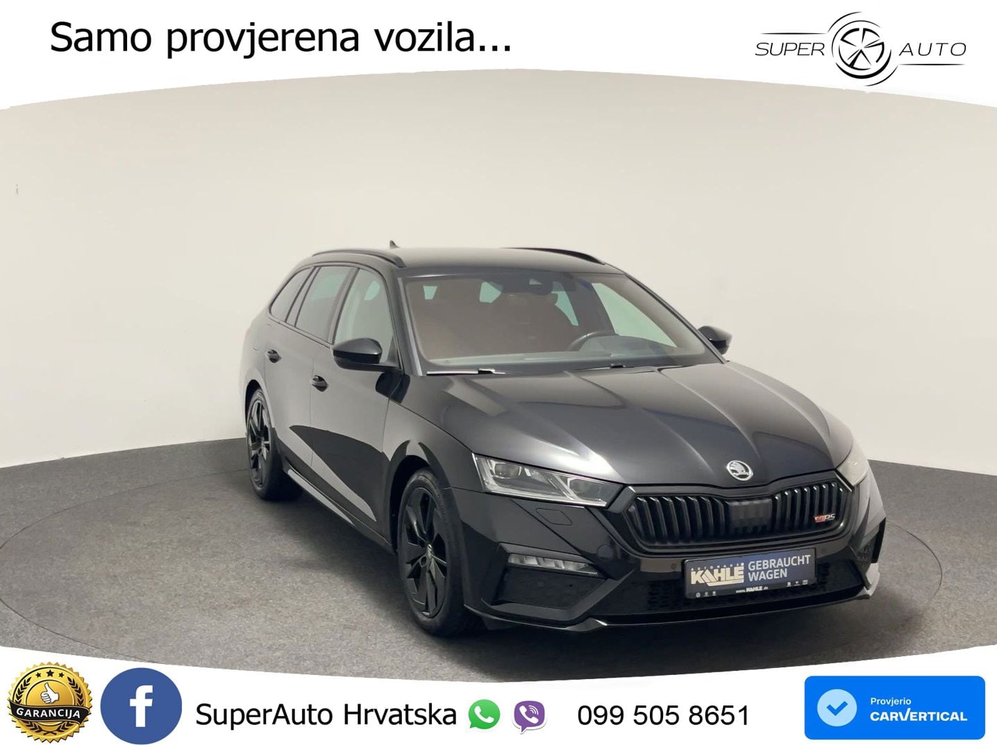 Škoda Octavia Combi RS 2.0 TDI (200 KS) DSG LED+GR SJED+ACC