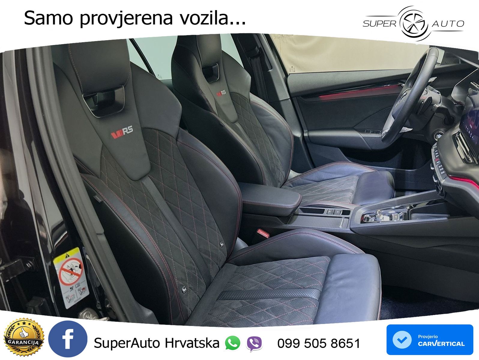Škoda Octavia Combi RS 2.0 TDI (200 KS) DSG LED+GR SJED+ACC
