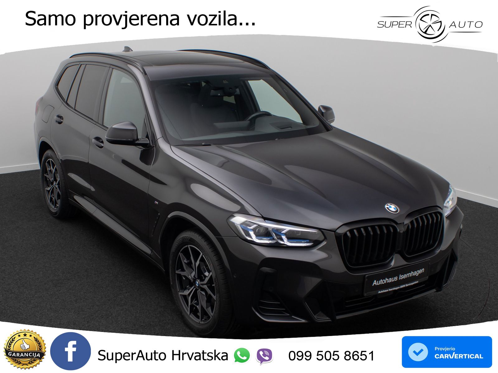 BMW X3 20d xDrive Steptronic M Sport LED+GR SJED+ACC
