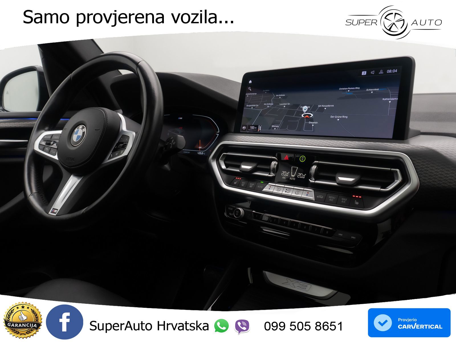 BMW X3 20d xDrive Steptronic M Sport LED+GR SJED+ACC