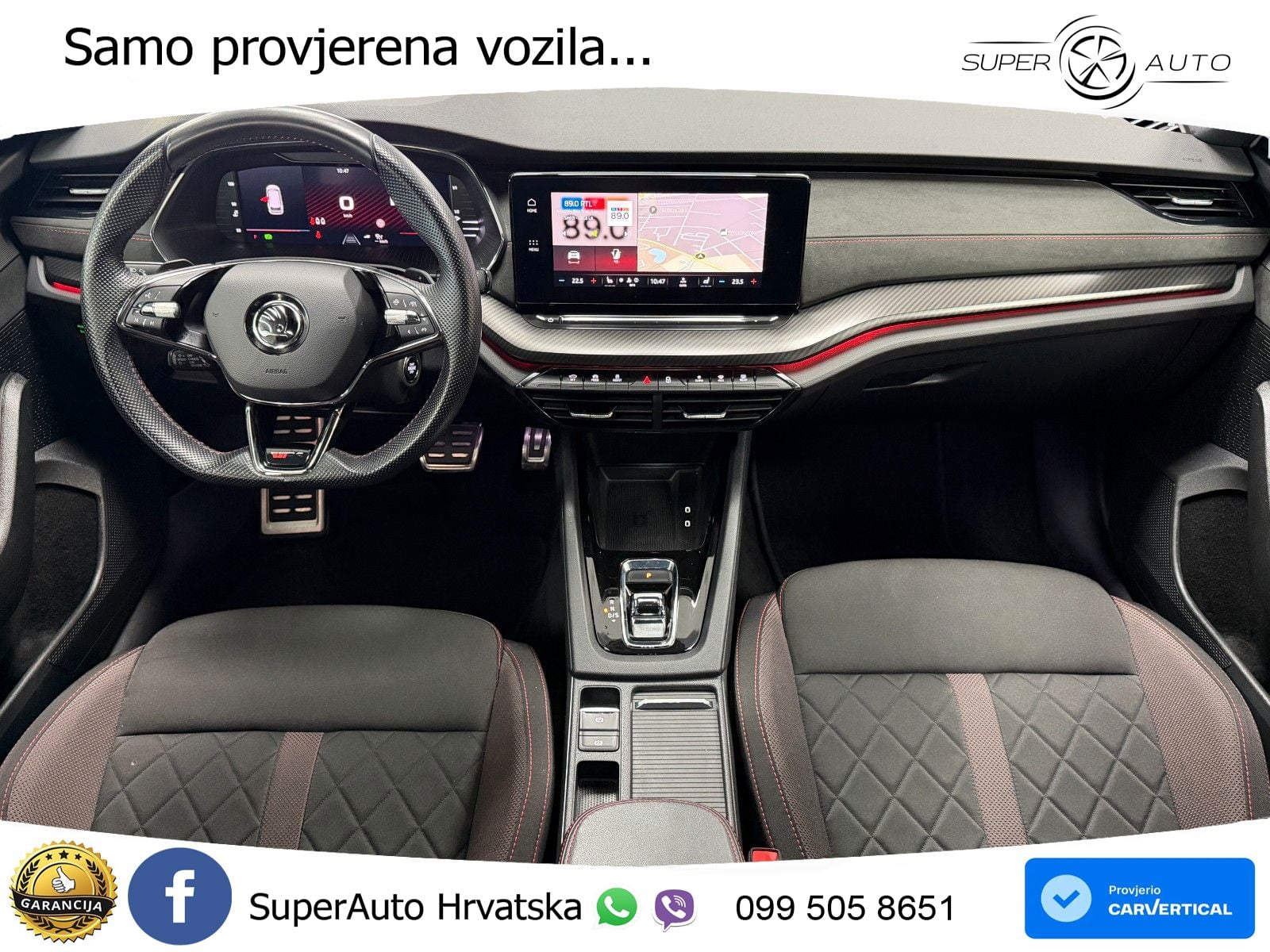 Škoda Octavia Combi RS 2.0 TDI (200 KS) DSG LED+GR SJED+ACC