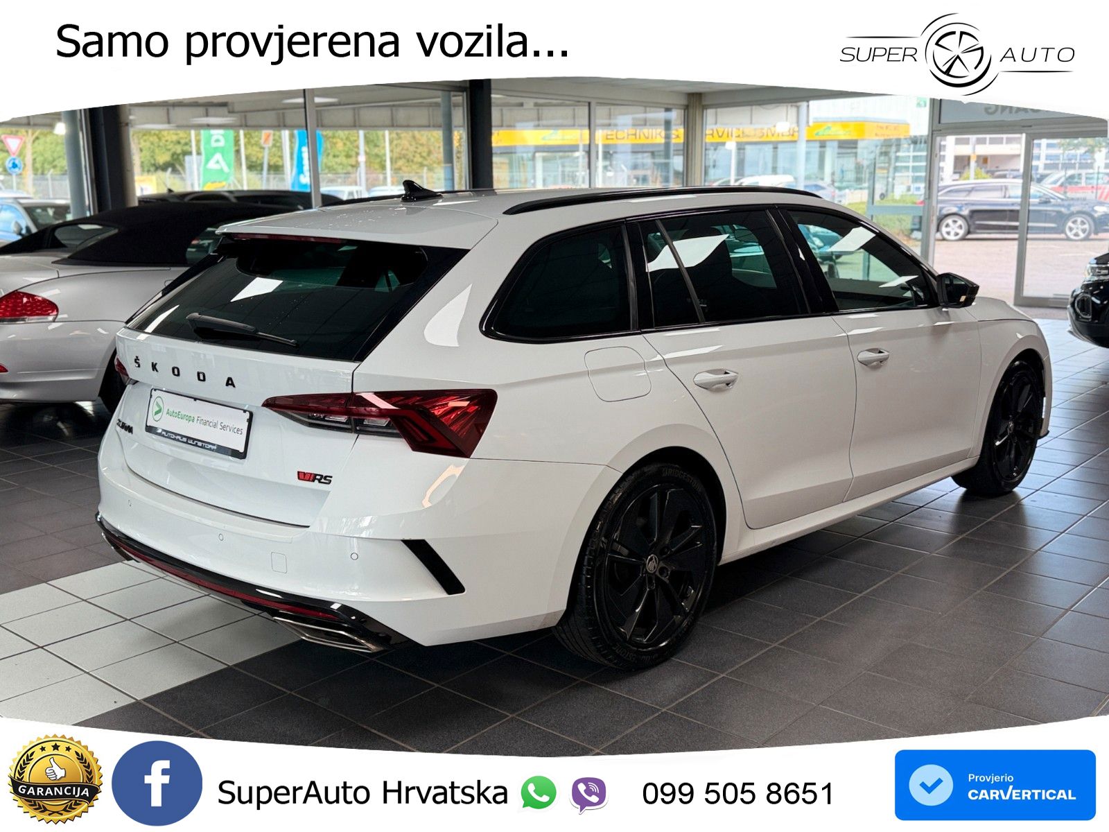 Škoda Octavia Combi RS 2.0 TDI (200 KS) DSG LED+GR SJED+ACC