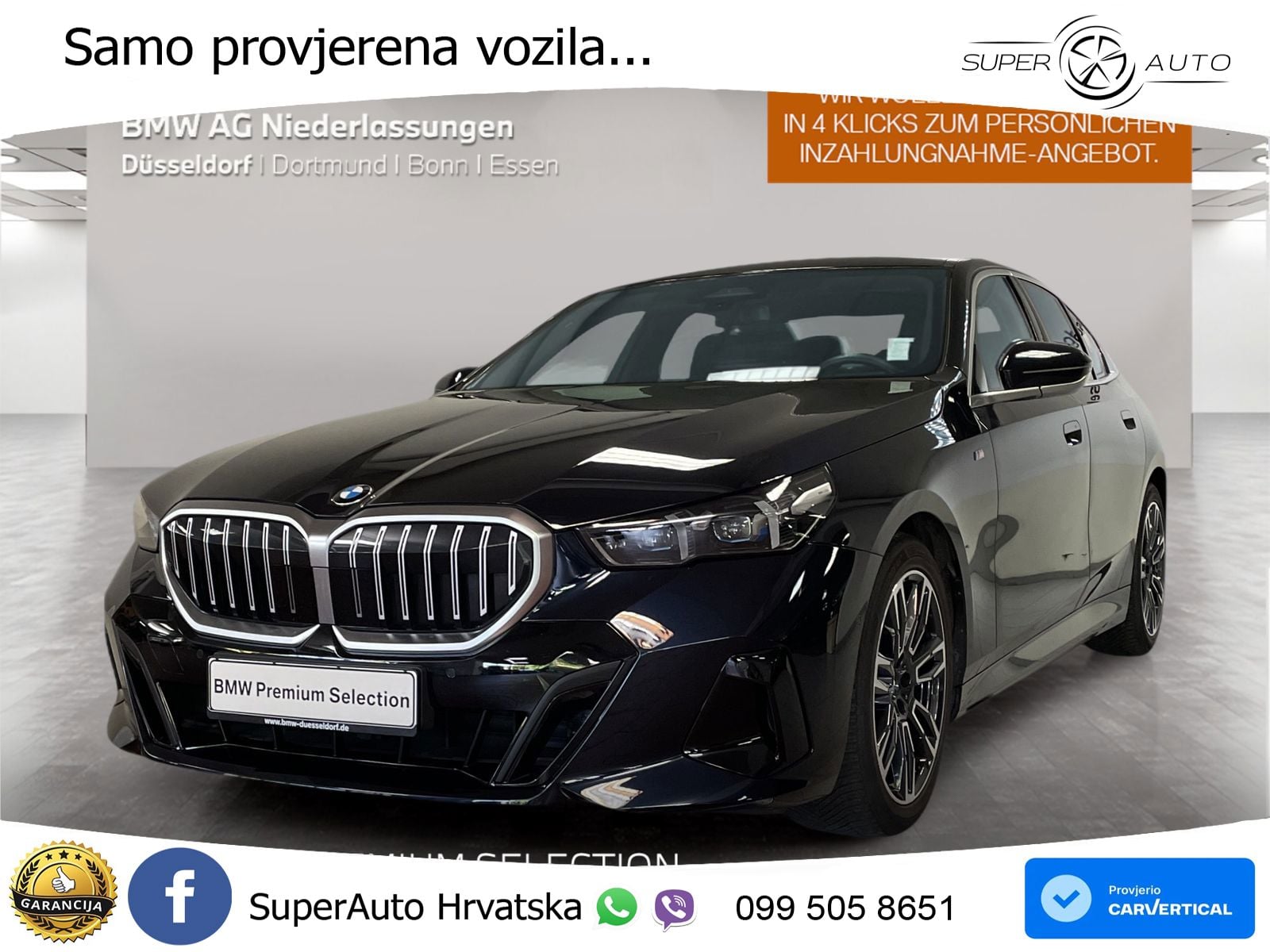 BMW 520d (197 KS) Steptronic M Sport LED+GR SJED+ACC