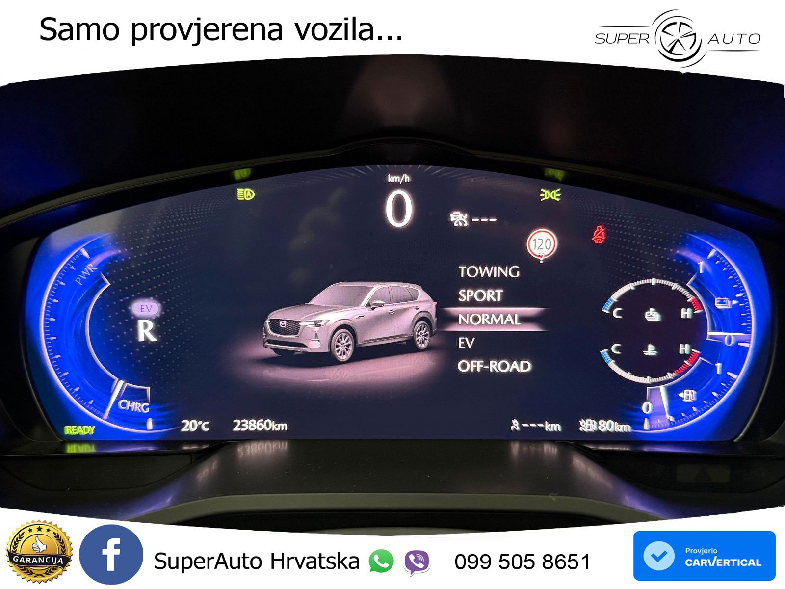 Mazda CX-60 2.5 e-Skyactiv (328 KS) AWD Automatic MATRIX+GR SJED+KAM
