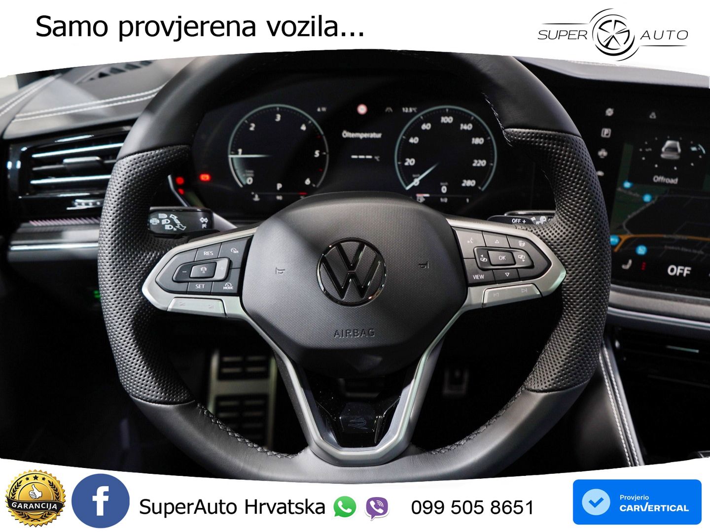Volkswagen Touareg 3.0 V6 TDI (286 KS) 4MOTION Tiptronic ZRAČNI+ACC+GR SJED+KAM+PANO