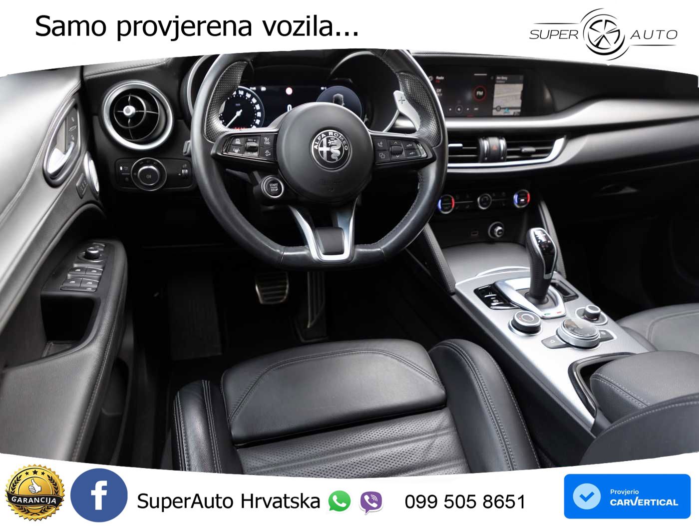 Alfa Romeo Stelvio 2.0 Turbo (280 KS) Q4 Automatic LED+GR SJED+ACC