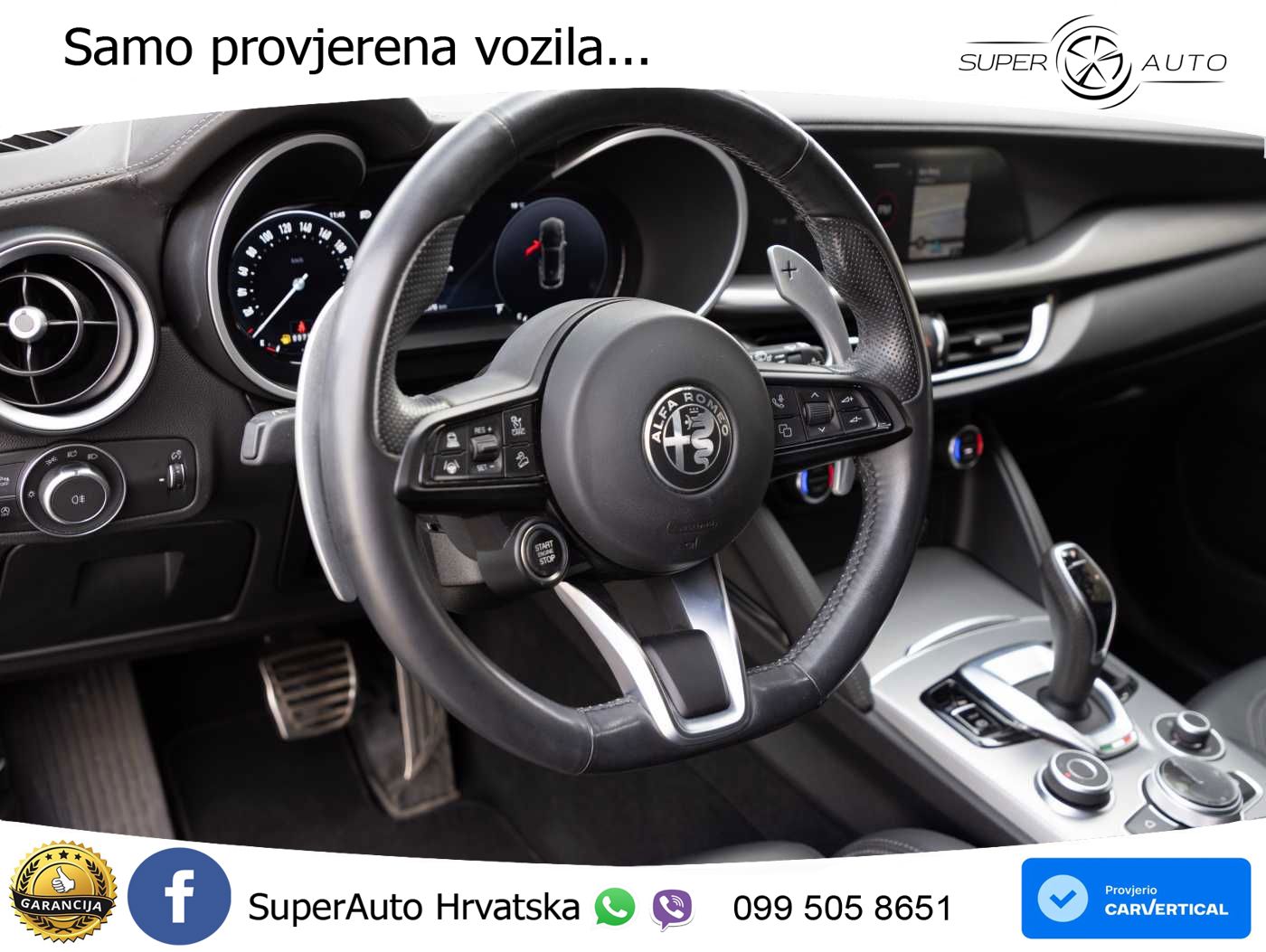 Alfa Romeo Stelvio 2.0 Turbo (280 KS) Q4 Automatic LED+GR SJED+ACC
