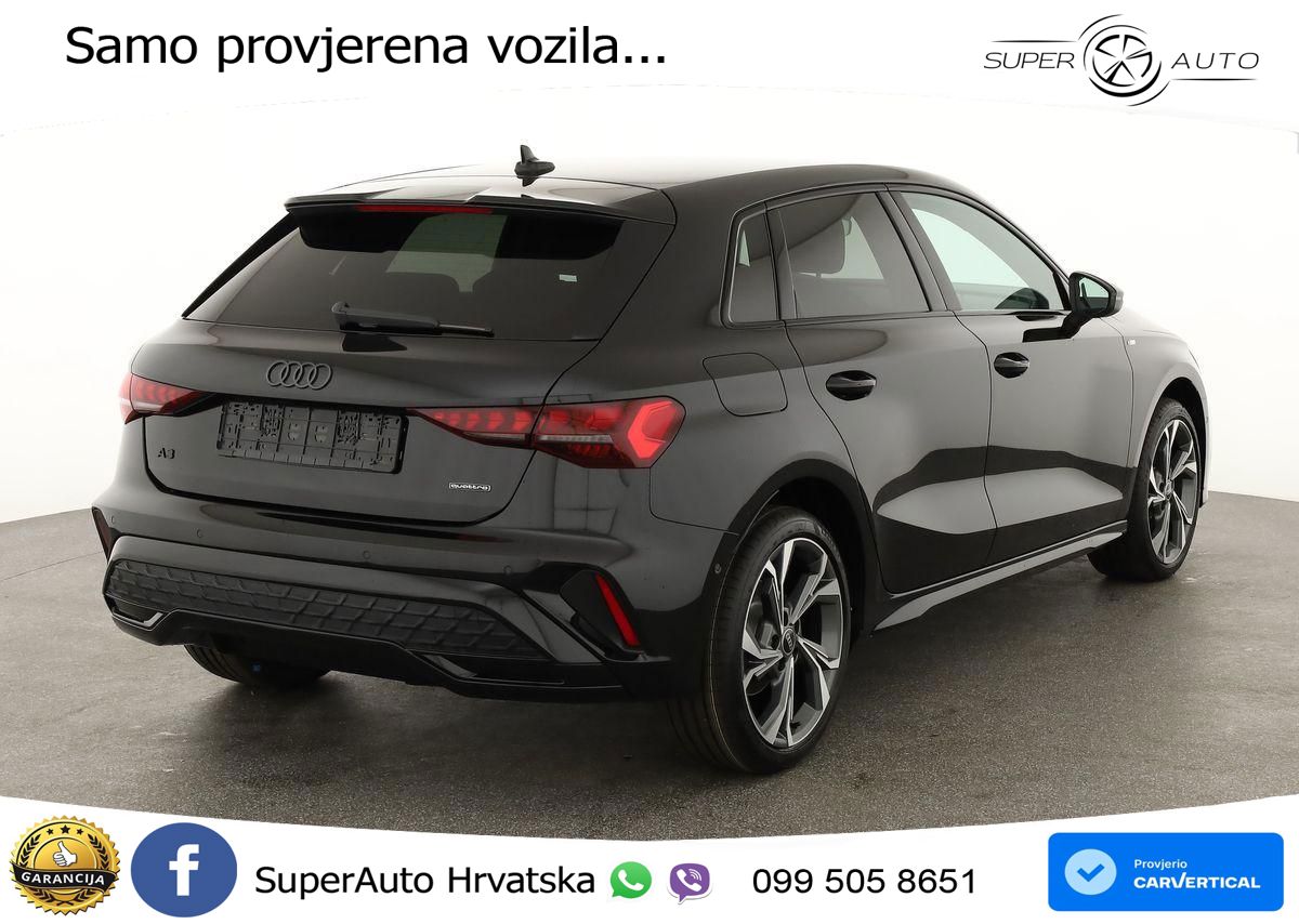 Audi A3 Sportback 40 TFSI (204 KS) quattro S tronic S line