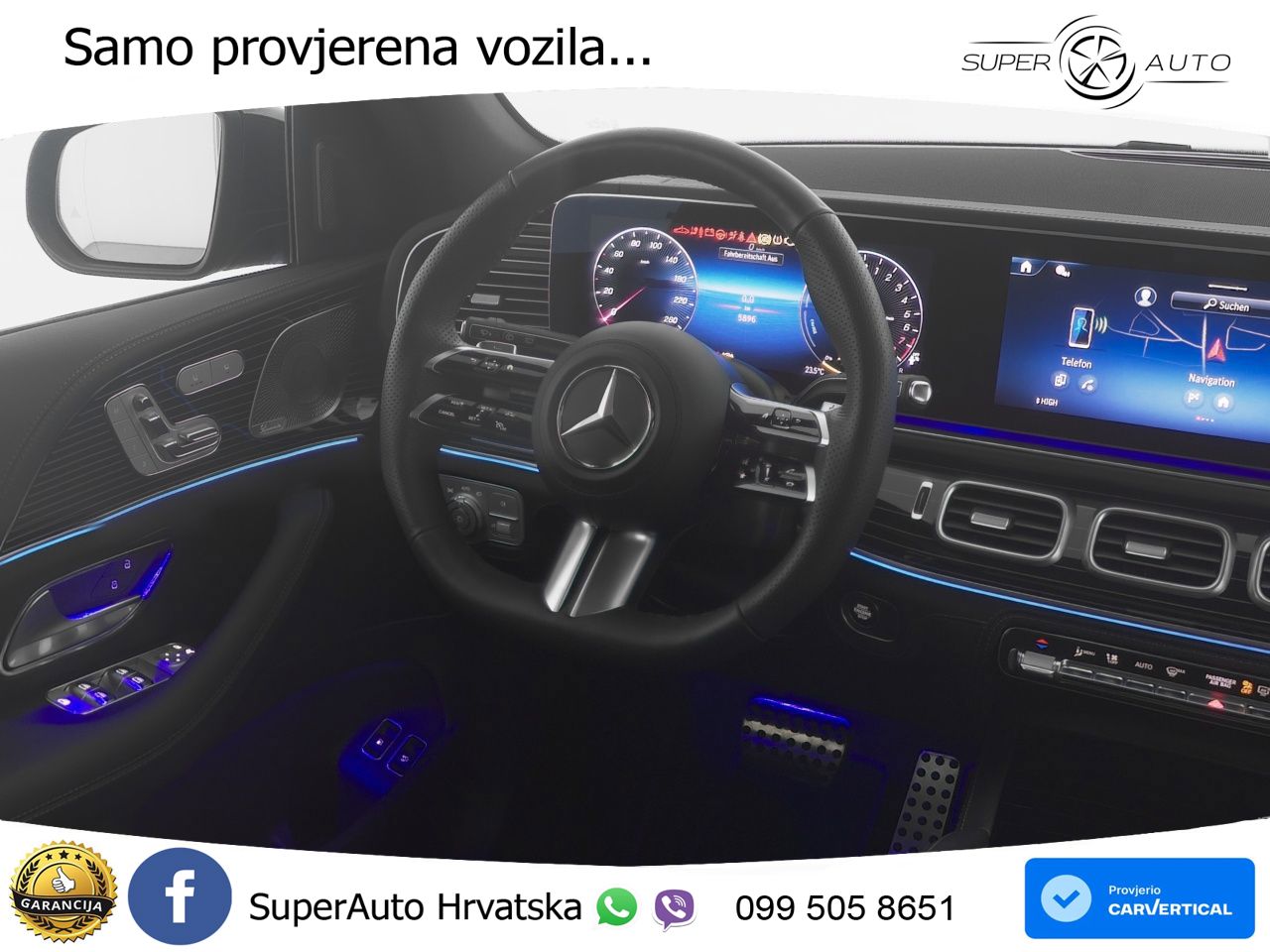 Mercedes GLE 400e (381 KS) 4MATIC 9G-TRONIC AMG ZRAČNI+ACC+GR SJED+360+PANO