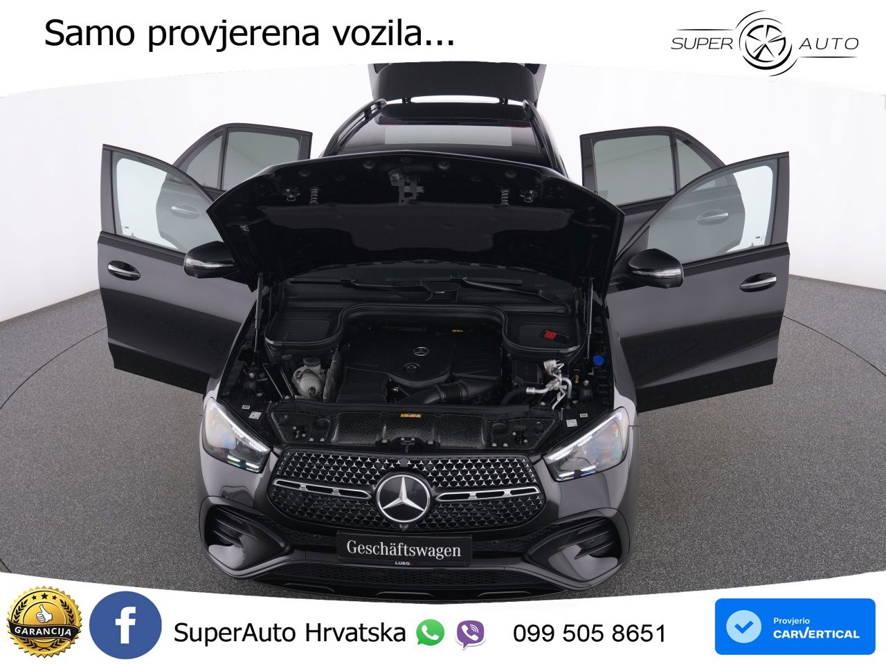 Mercedes GLE 400e (381 KS) 4MATIC 9G-TRONIC AMG ZRAČNI+ACC+GR SJED+360+PANO