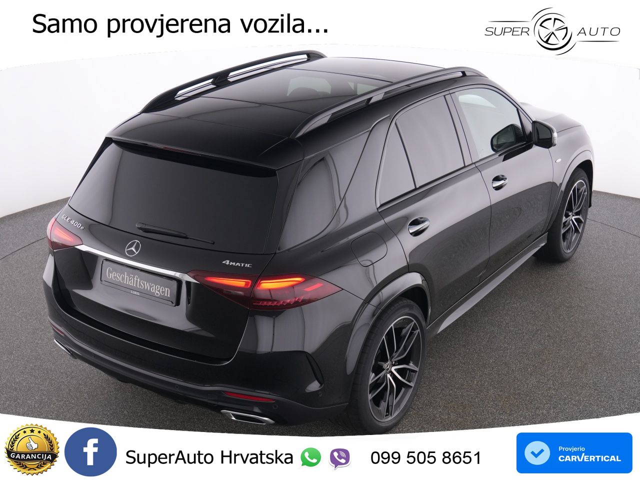 Mercedes GLE 400e (381 KS) 4MATIC 9G-TRONIC AMG ZRAČNI+ACC+GR SJED+360+PANO