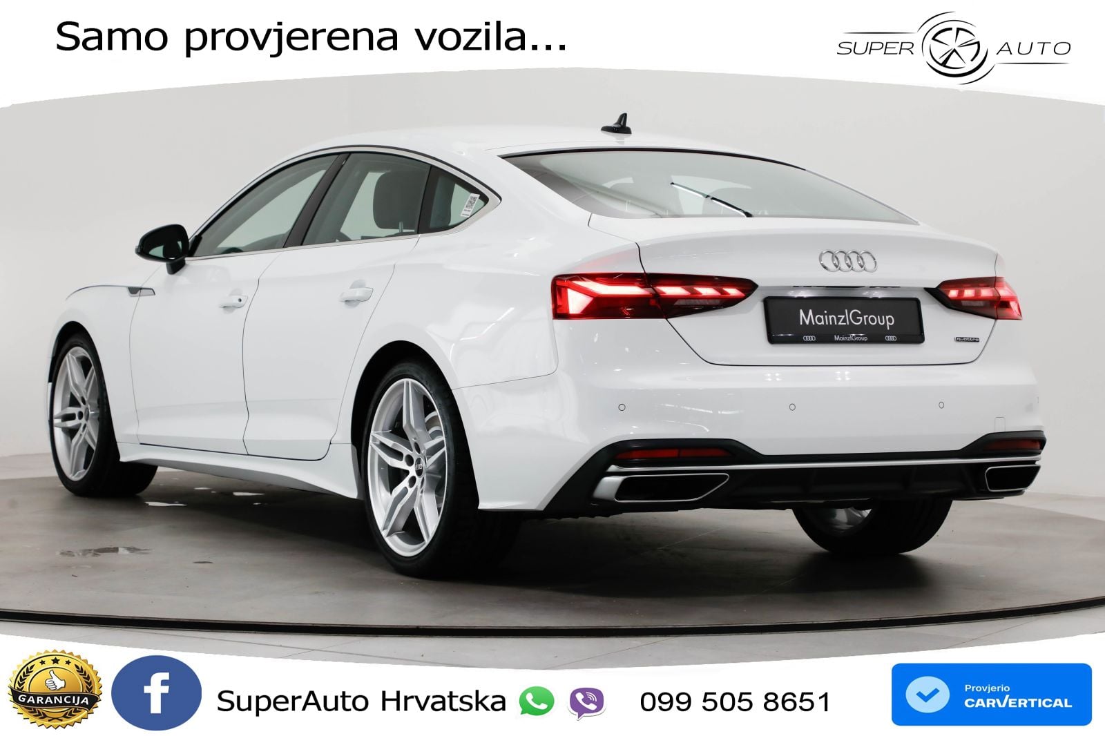 Audi A5 Sportback 45 TFSI (265 KS) quattro S tronic LED+GR SJED+ACC