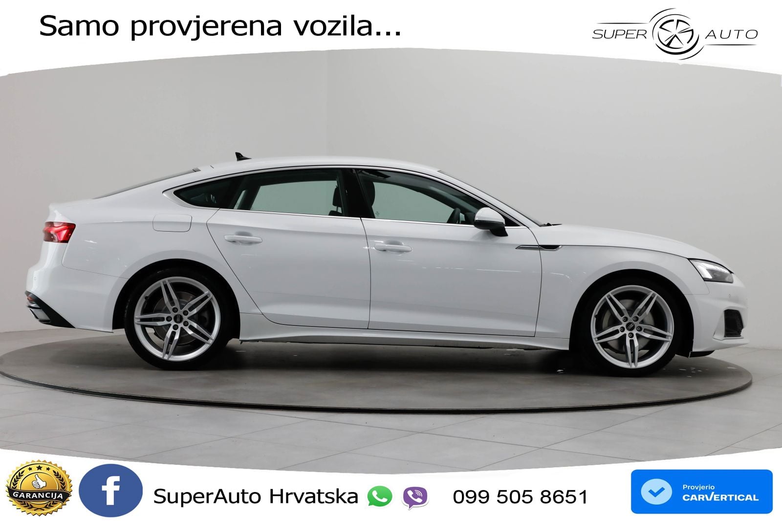 Audi A5 Sportback 45 TFSI (265 KS) quattro S tronic LED+GR SJED+ACC