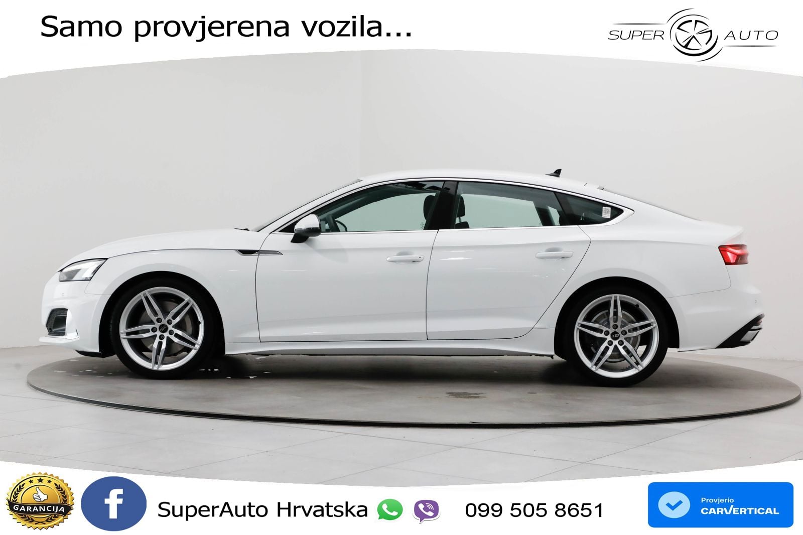 Audi A5 Sportback 45 TFSI (265 KS) quattro S tronic LED+GR SJED+ACC
