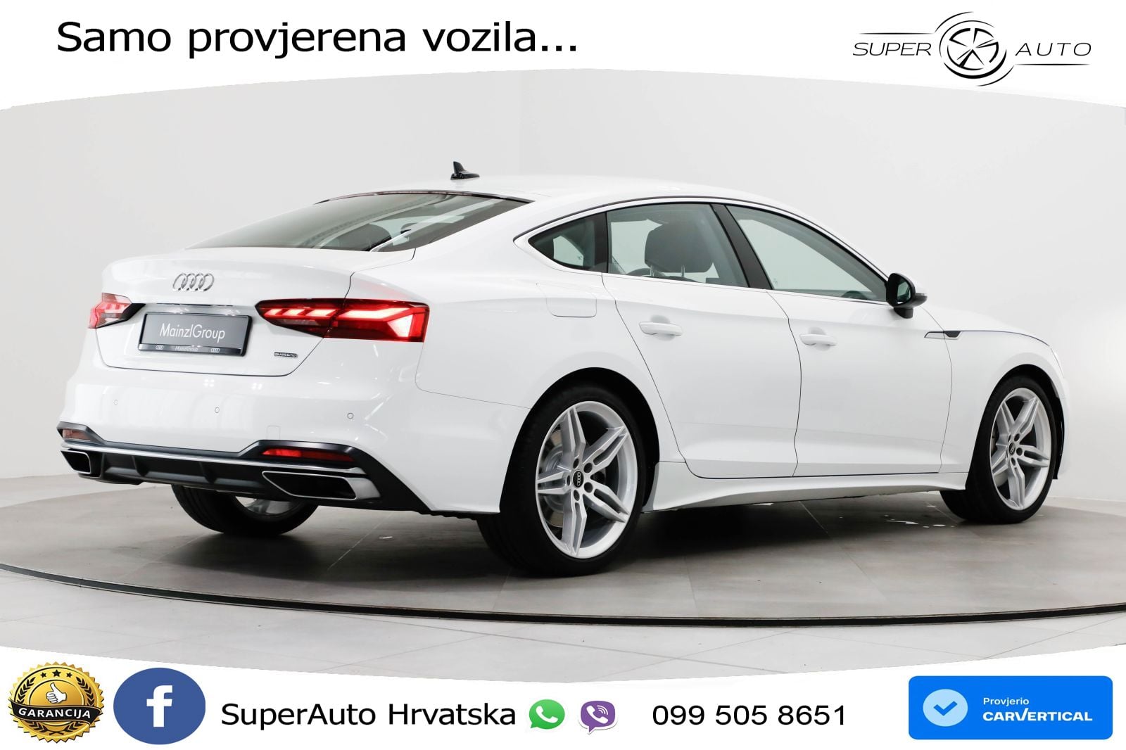 Audi A5 Sportback 45 TFSI (265 KS) quattro S tronic LED+GR SJED+ACC