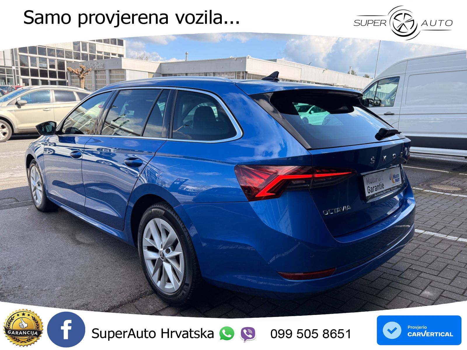 Škoda Octavia Combi 2.0 TDI (150 KS) DSG LED+GR SJED+ACC