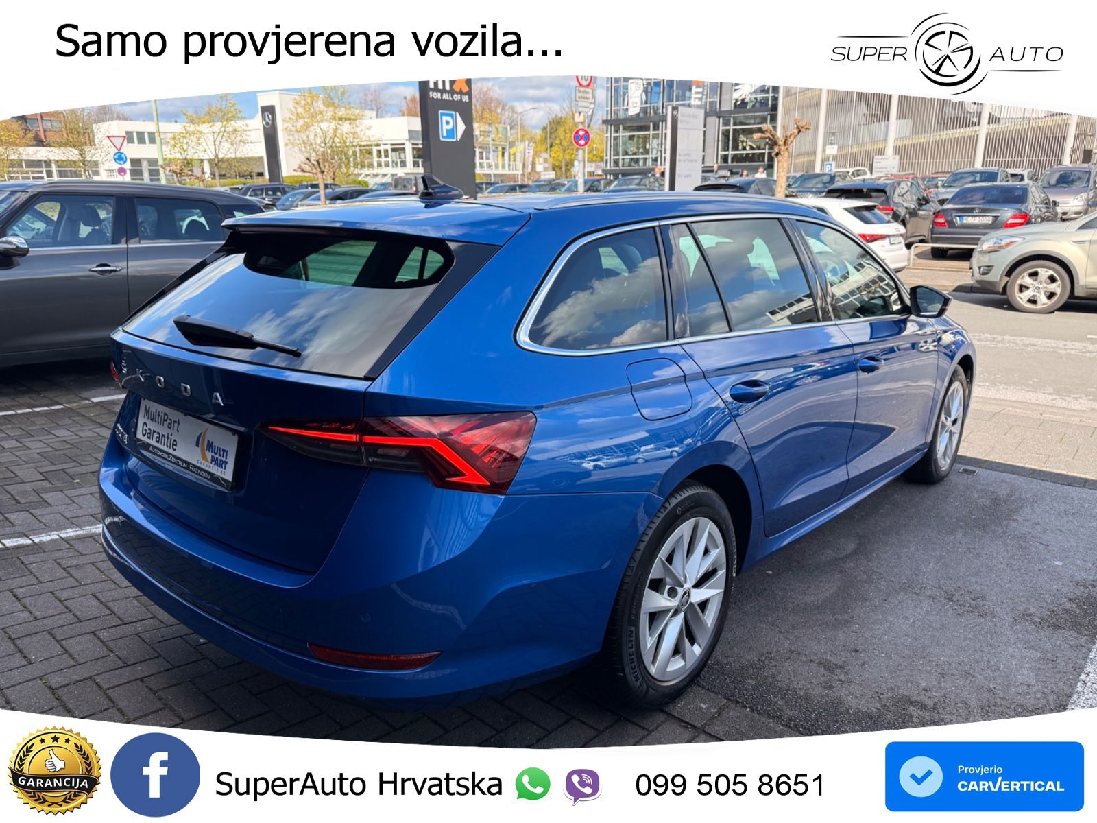 Škoda Octavia Combi 2.0 TDI (150 KS) DSG LED+GR SJED+ACC