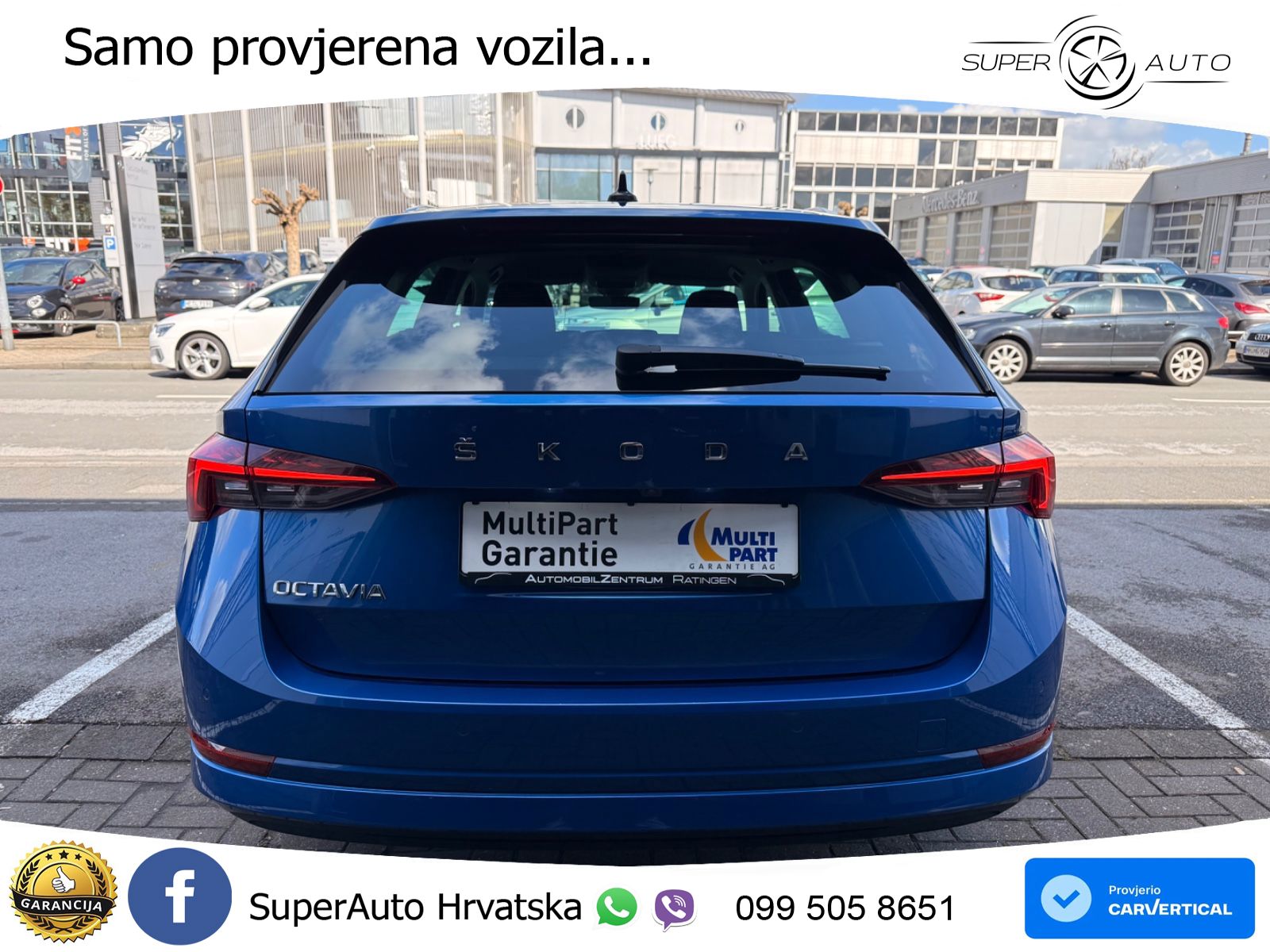 Škoda Octavia Combi 2.0 TDI (150 KS) DSG LED+GR SJED+ACC