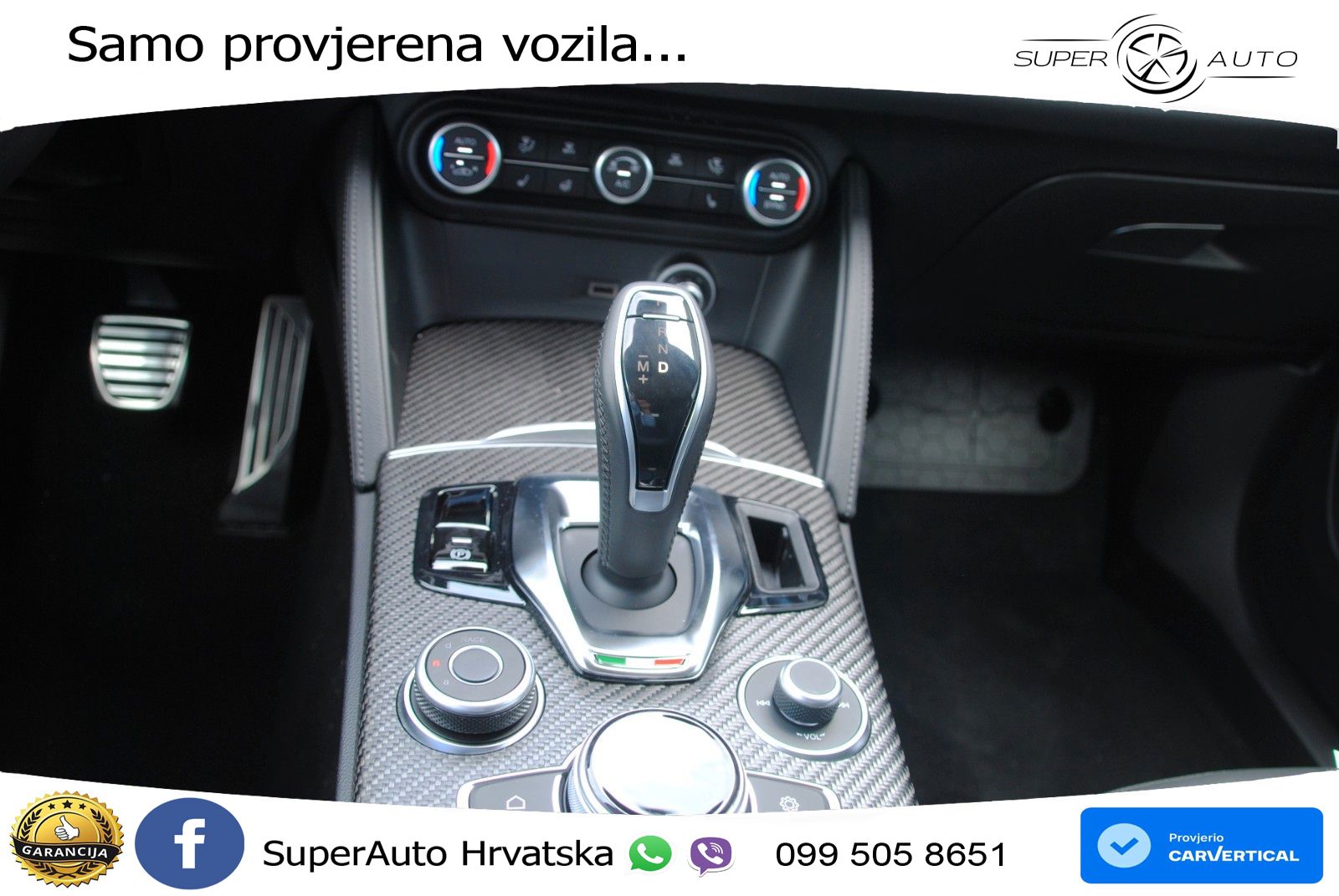 Alfa Romeo Stelvio Quadrifoglio 2.9 V6 Bi-Turbo (520 KS) Q4 Automatic LED+GR SJED+ACC