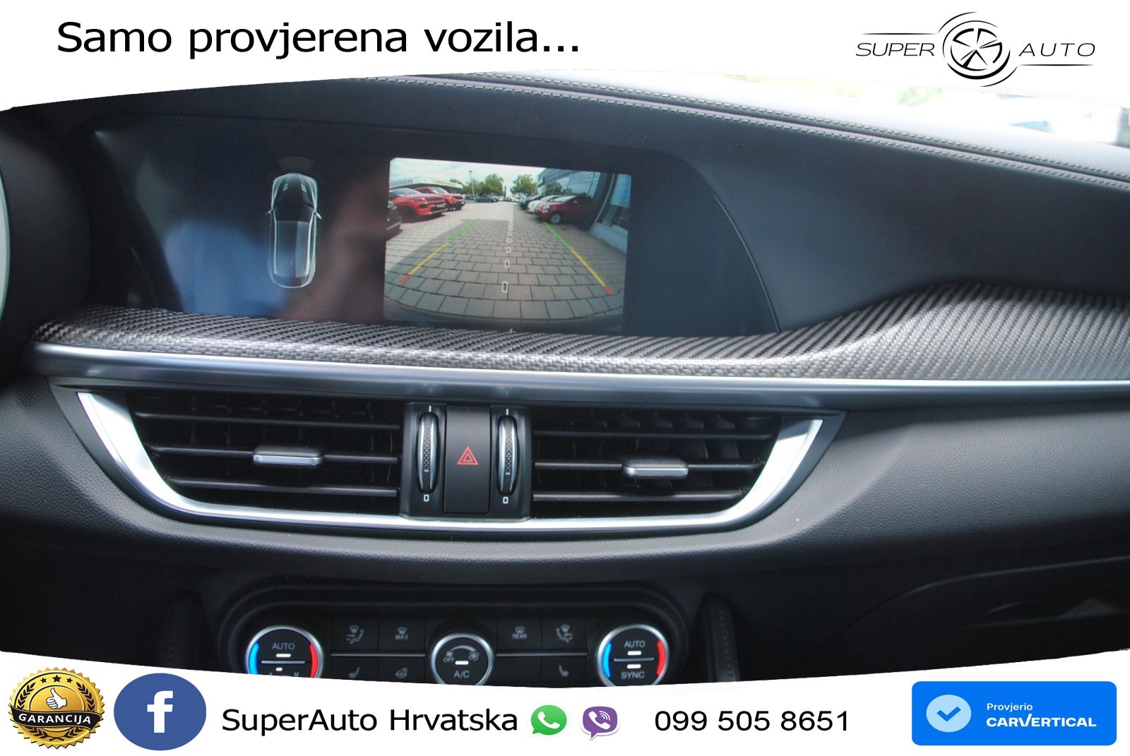 Alfa Romeo Stelvio Quadrifoglio 2.9 V6 Bi-Turbo (520 KS) Q4 Automatic LED+GR SJED+ACC