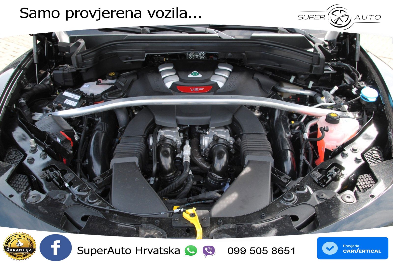Alfa Romeo Stelvio Quadrifoglio 2.9 V6 Bi-Turbo (520 KS) Q4 Automatic LED+GR SJED+ACC