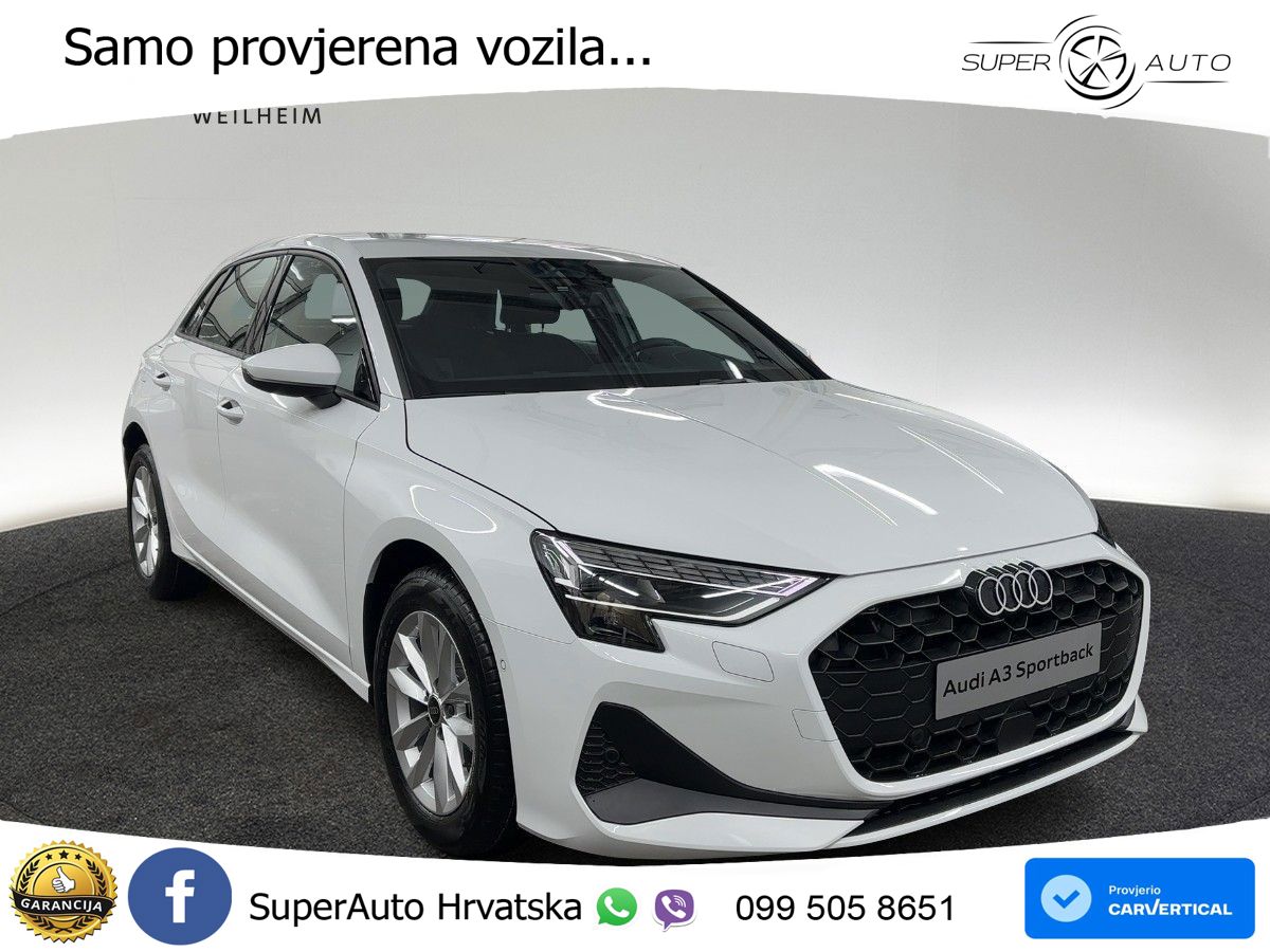 Audi A3 Sportback 30 TFSI (116 KS) LED+GR SJED+ACC
