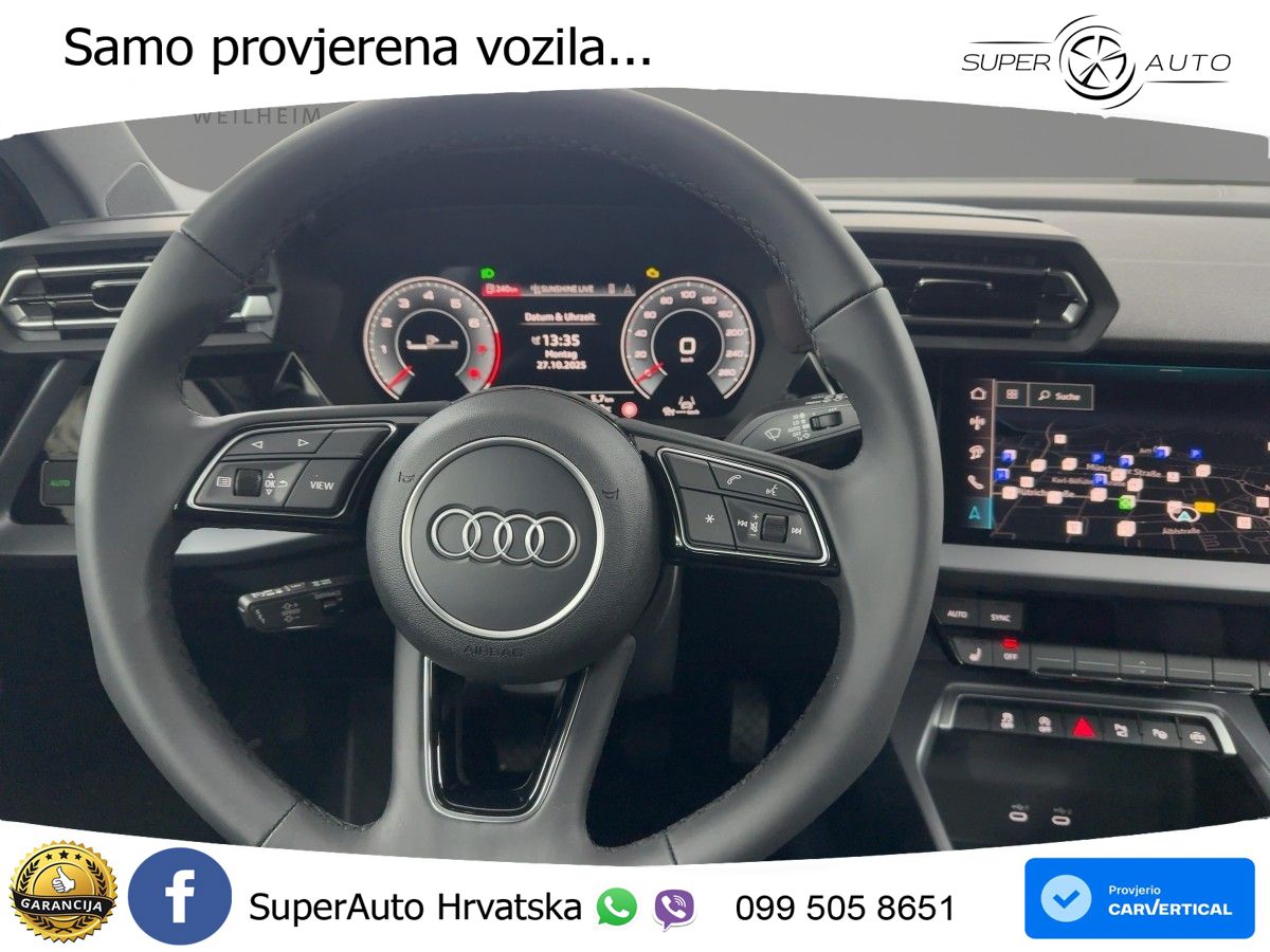 Audi A3 Sportback 30 TFSI (116 KS) LED+GR SJED+ACC