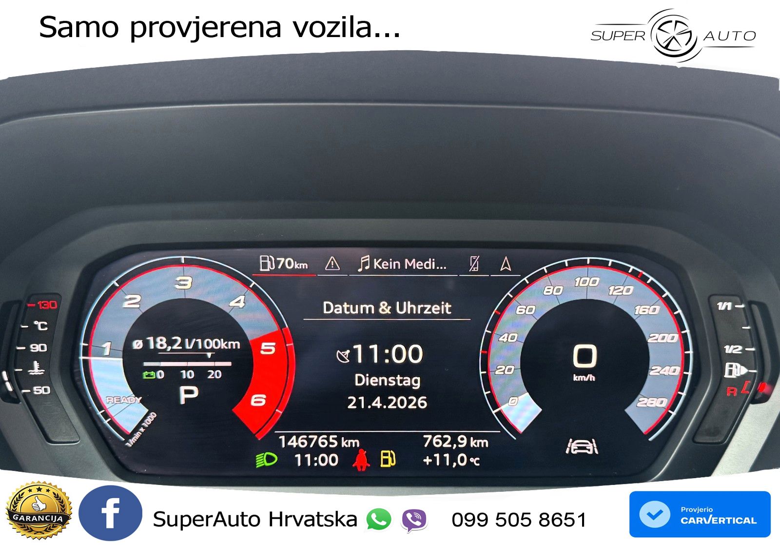 Audi A3 35 TDI (150 KS) S tronic LED+GR SJED+ACC