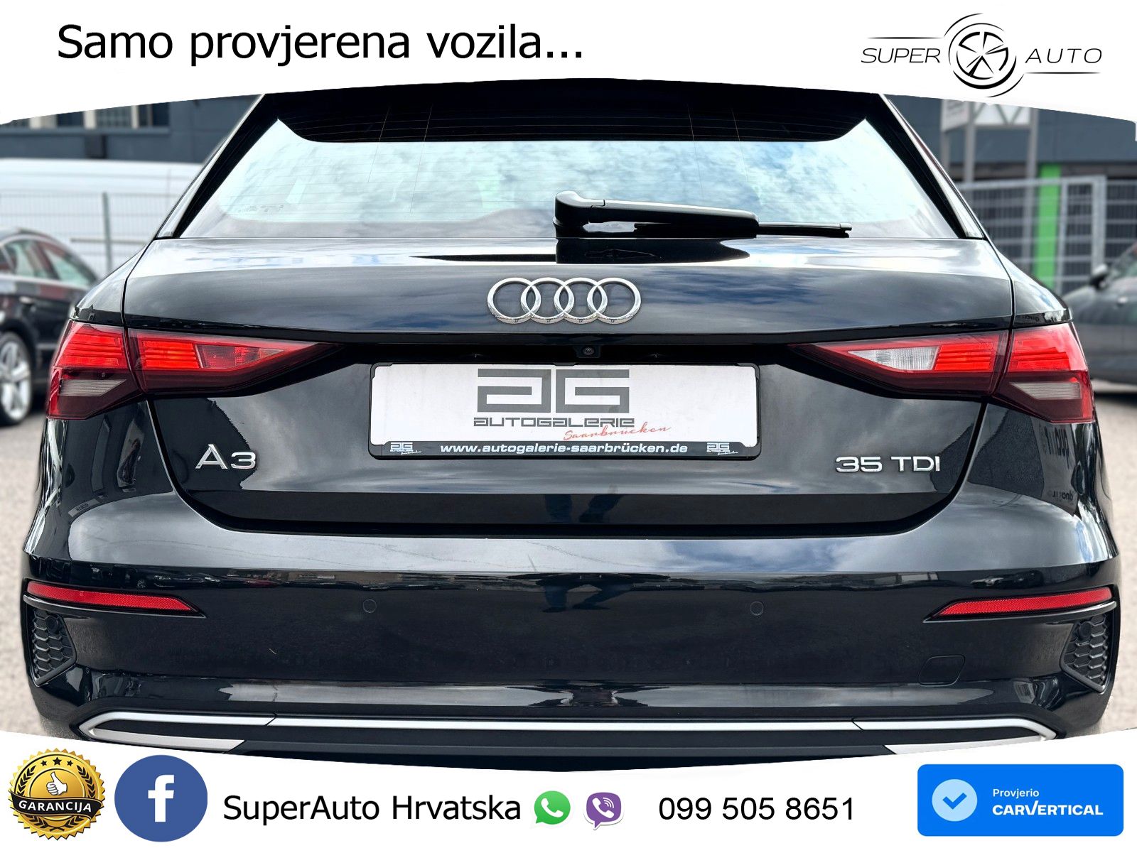 Audi A3 35 TDI (150 KS) S tronic LED+GR SJED+ACC