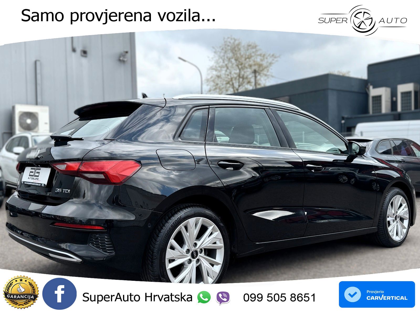 Audi A3 35 TDI (150 KS) S tronic LED+GR SJED+ACC