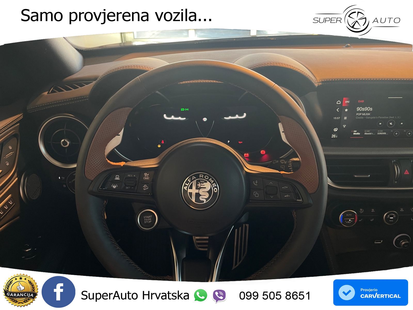 Alfa Romeo Stelvio 2.2 MultiJet II (210 KS) Q4 Automatic LED+GR SJED+ACC