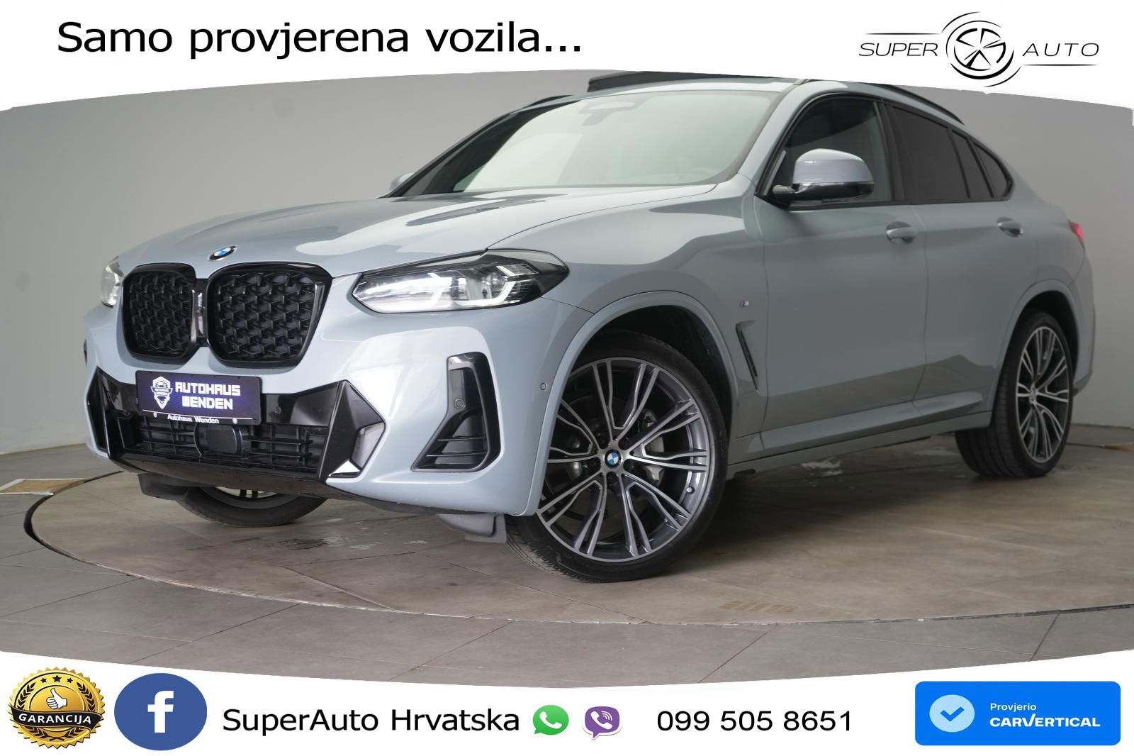 BMW X4 30d (286 KS) xDrive Steptronic M Sport ACC+GR SJED+360+PANO