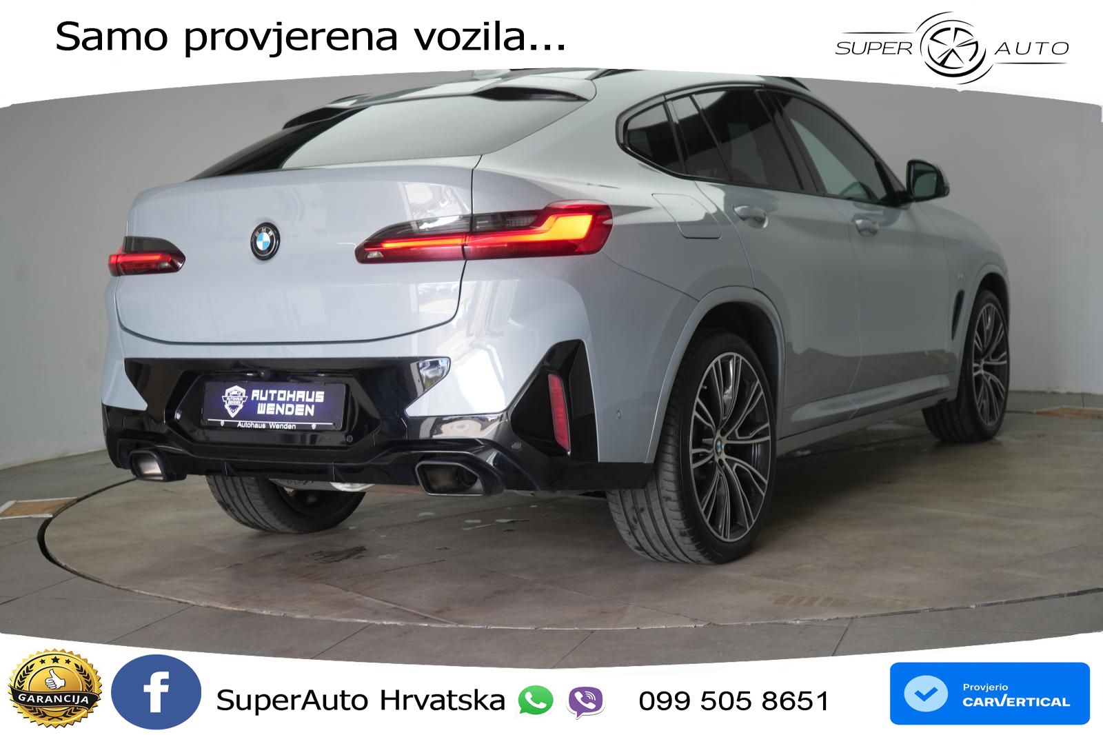 BMW X4 30d (286 KS) xDrive Steptronic M Sport ACC+GR SJED+360+PANO