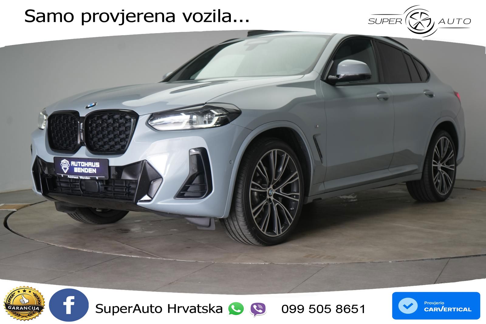 BMW X4 30d (286 KS) xDrive Steptronic M Sport ACC+GR SJED+360+PANO