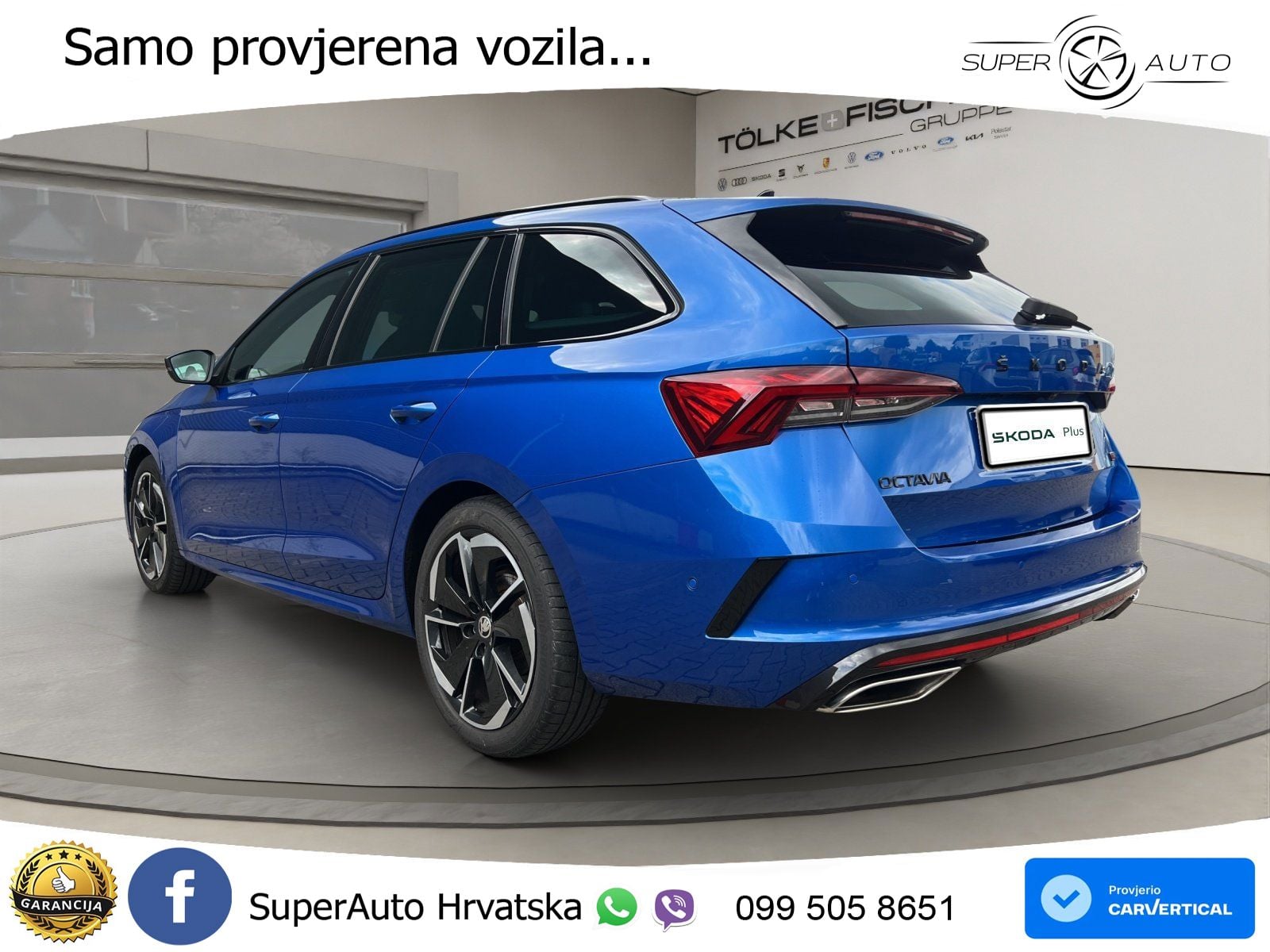 Škoda Octavia Combi RS 2.0 TDI (200 KS) 4x4 DSG LED+GR SJED+ACC