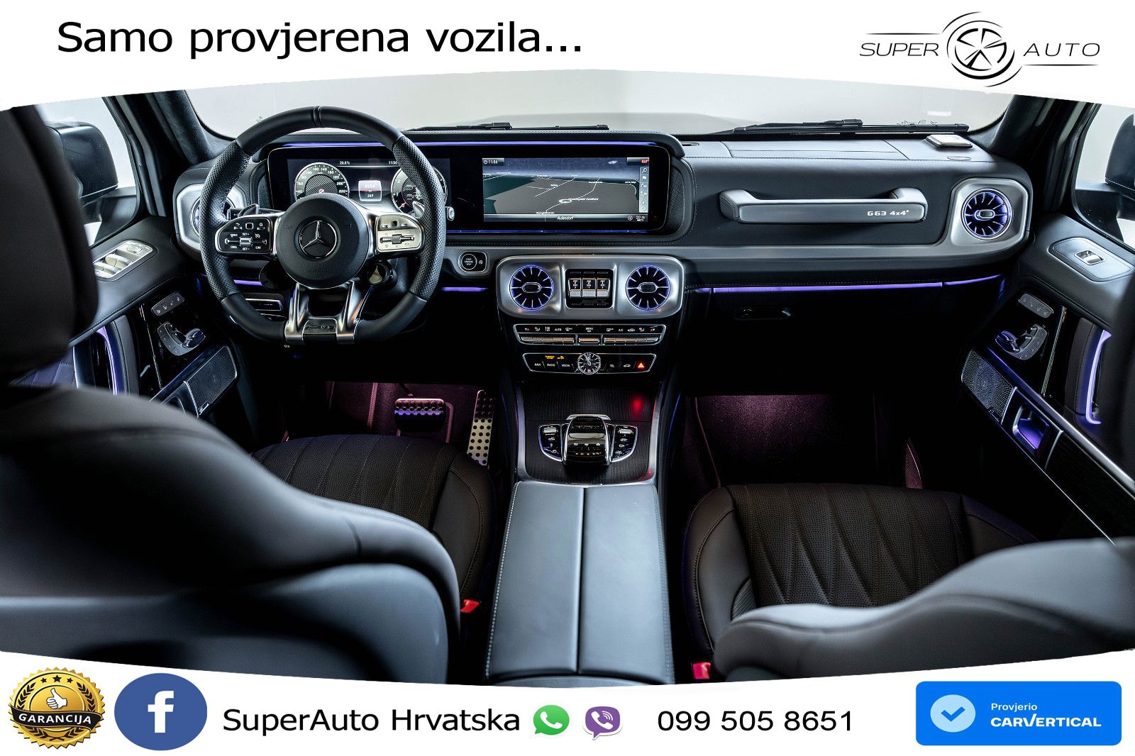 Mercedes AMG G 63 Long V8 (585 KS) 4MATIC 9G-TRONIC AMG SPEEDSHIFT TCT