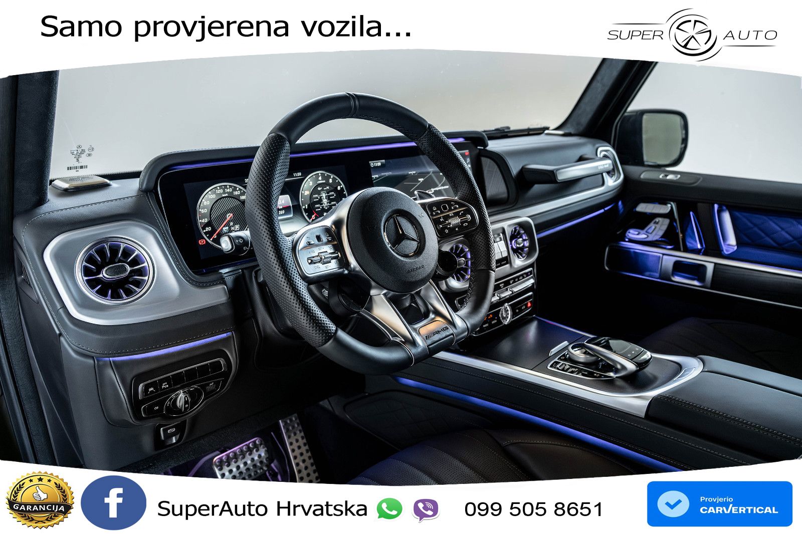 Mercedes AMG G 63 Long V8 (585 KS) 4MATIC 9G-TRONIC AMG SPEEDSHIFT TCT