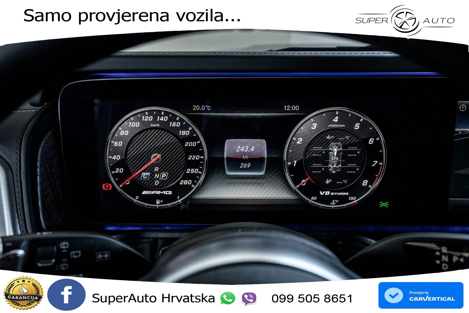 Mercedes AMG G 63 Long V8 (585 KS) 4MATIC 9G-TRONIC AMG SPEEDSHIFT TCT