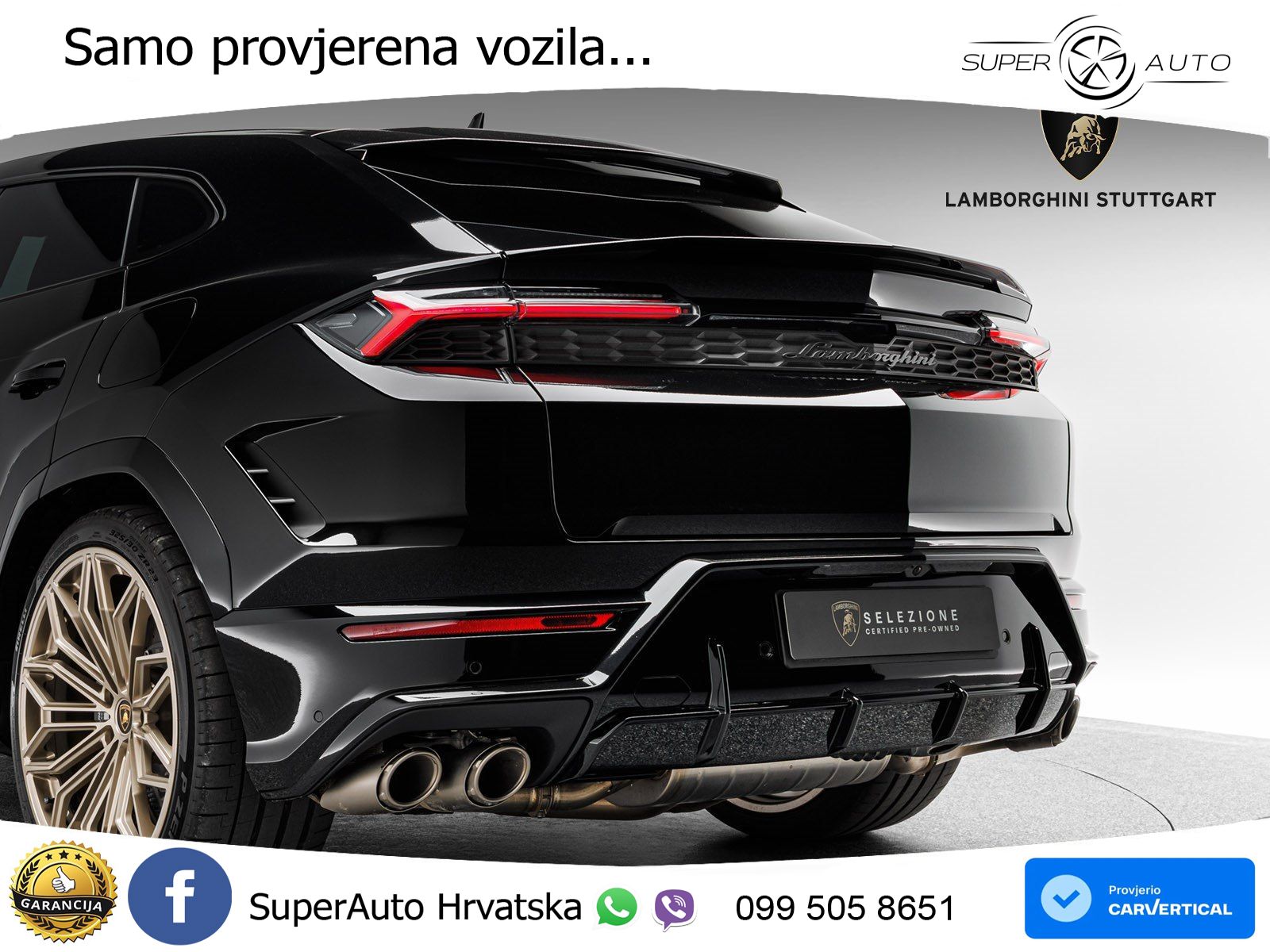 Lamborghini Urus SE 4.0 V8 (800 KS) 4WD Automatic LED+GR SJED+ACC