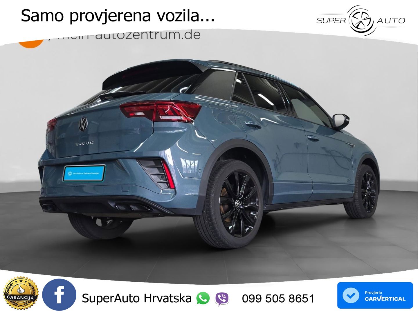 Volkswagen T-Roc 1.5 TSI (150 KS) R-Line LED+GR SJED+ACC