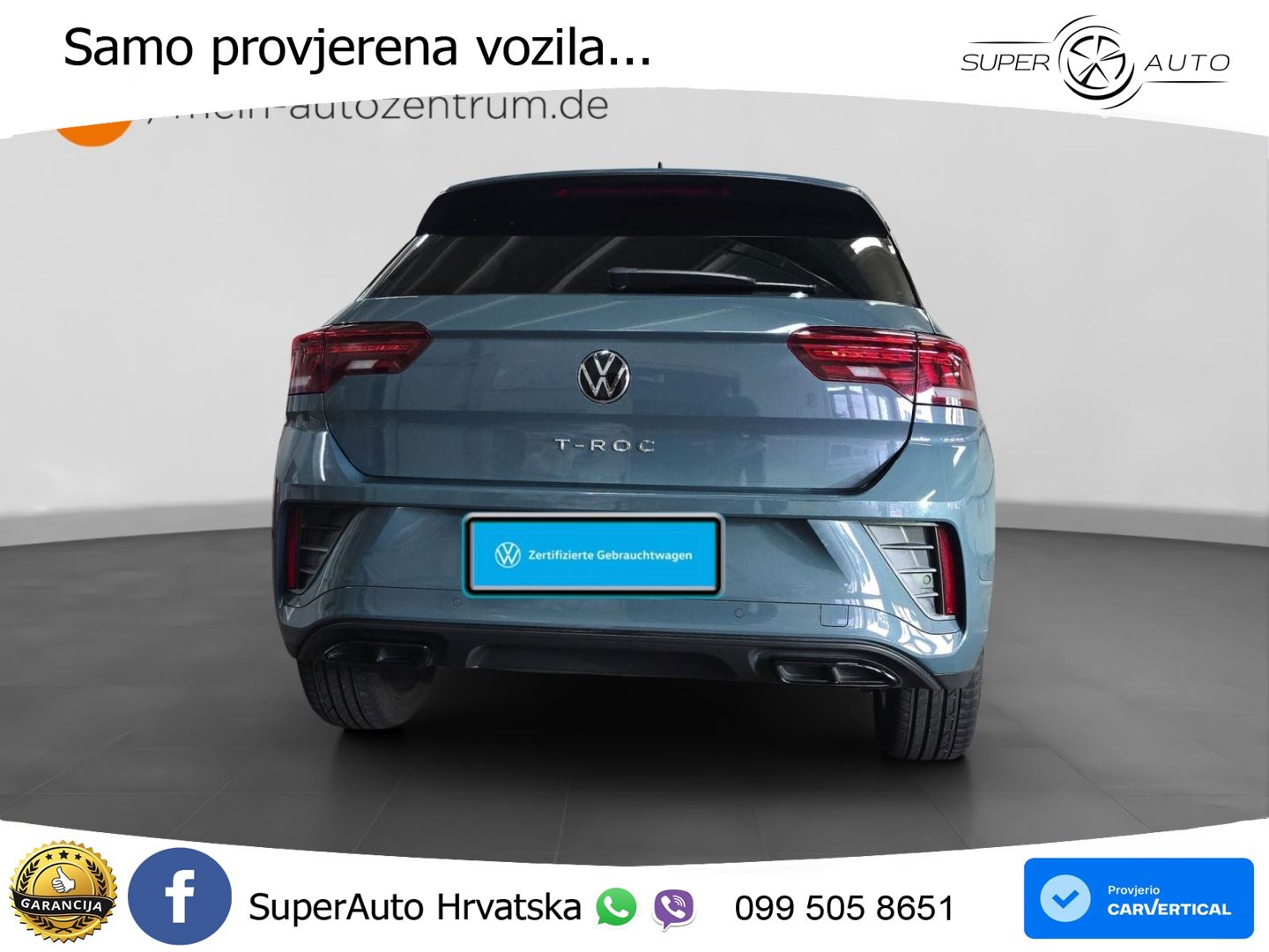 Volkswagen T-Roc 1.5 TSI (150 KS) R-Line LED+GR SJED+ACC
