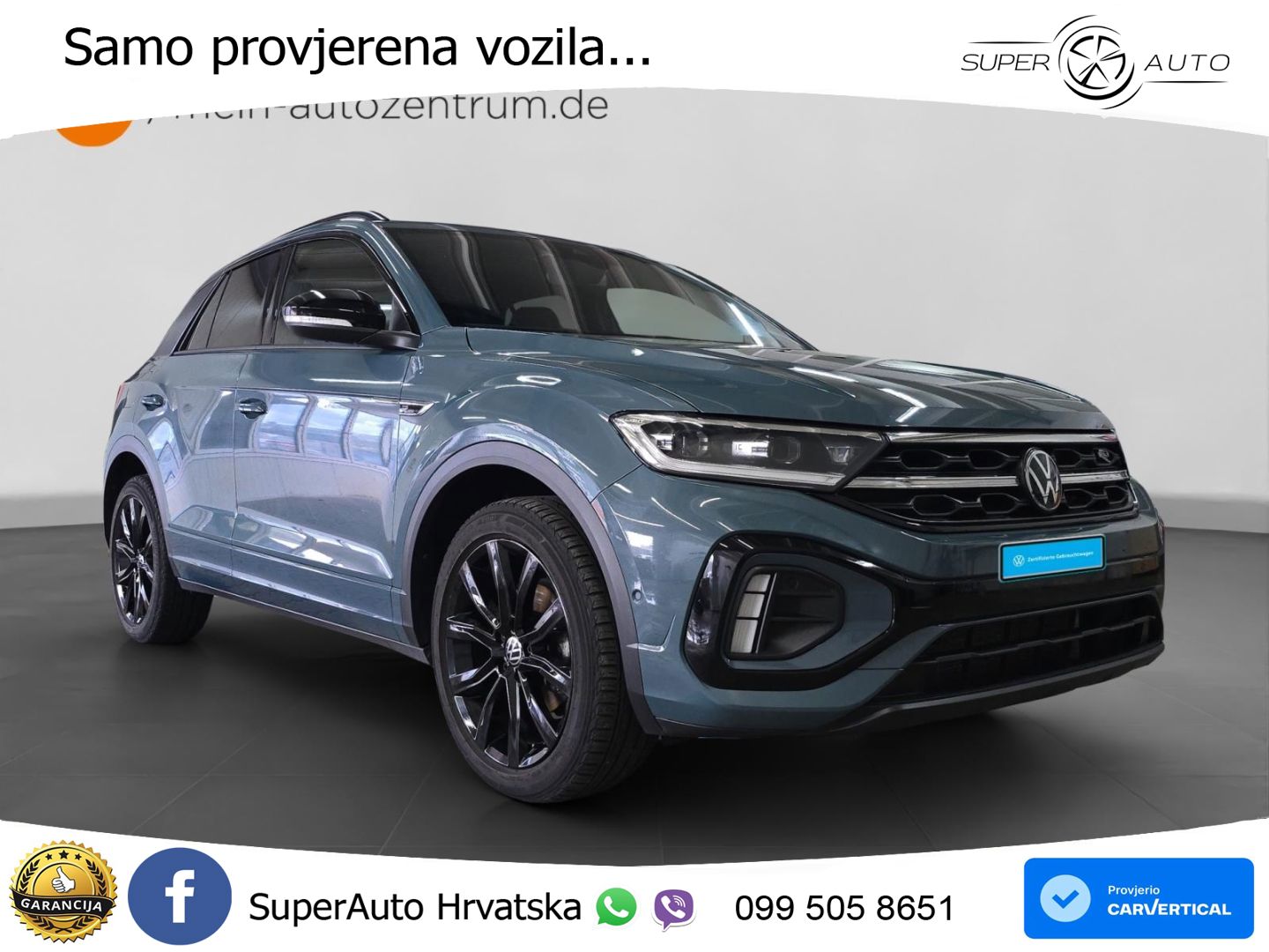 Volkswagen T-Roc 1.5 TSI (150 KS) R-Line LED+GR SJED+ACC