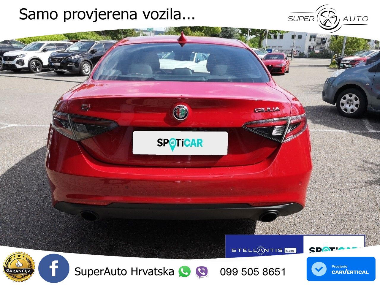 Alfa Romeo Giulia 2.0 Turbo (280 KS) Q4 Automatic LED+GR SJED+ACC