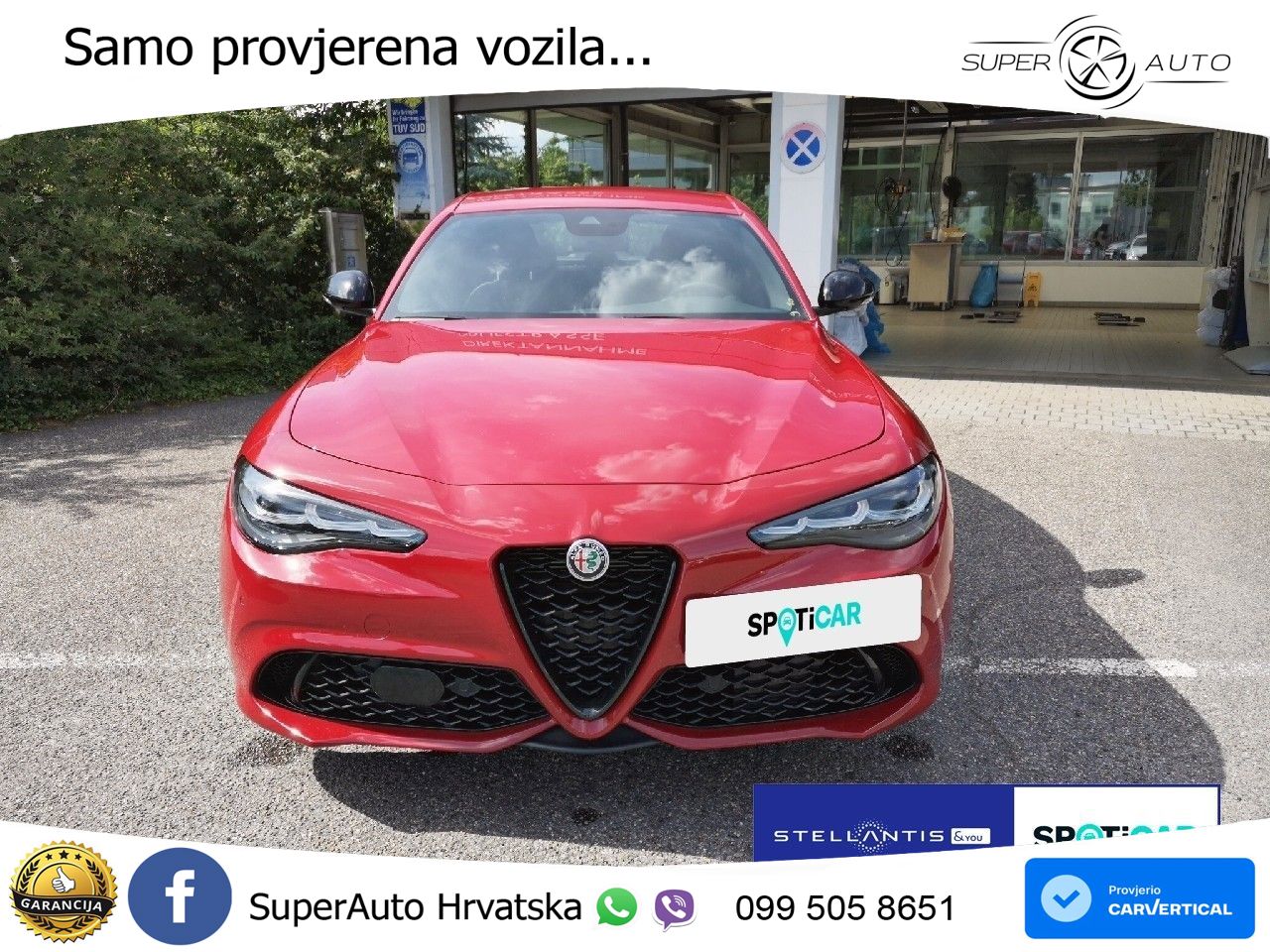 Alfa Romeo Giulia 2.0 Turbo (280 KS) Q4 Automatic LED+GR SJED+ACC