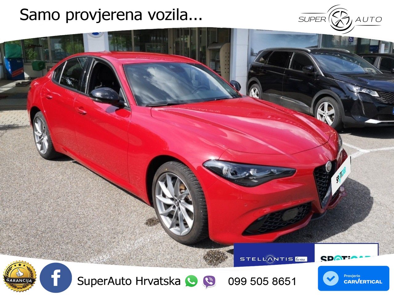 Alfa Romeo Giulia 2.0 Turbo (280 KS) Q4 Automatic LED+GR SJED+ACC