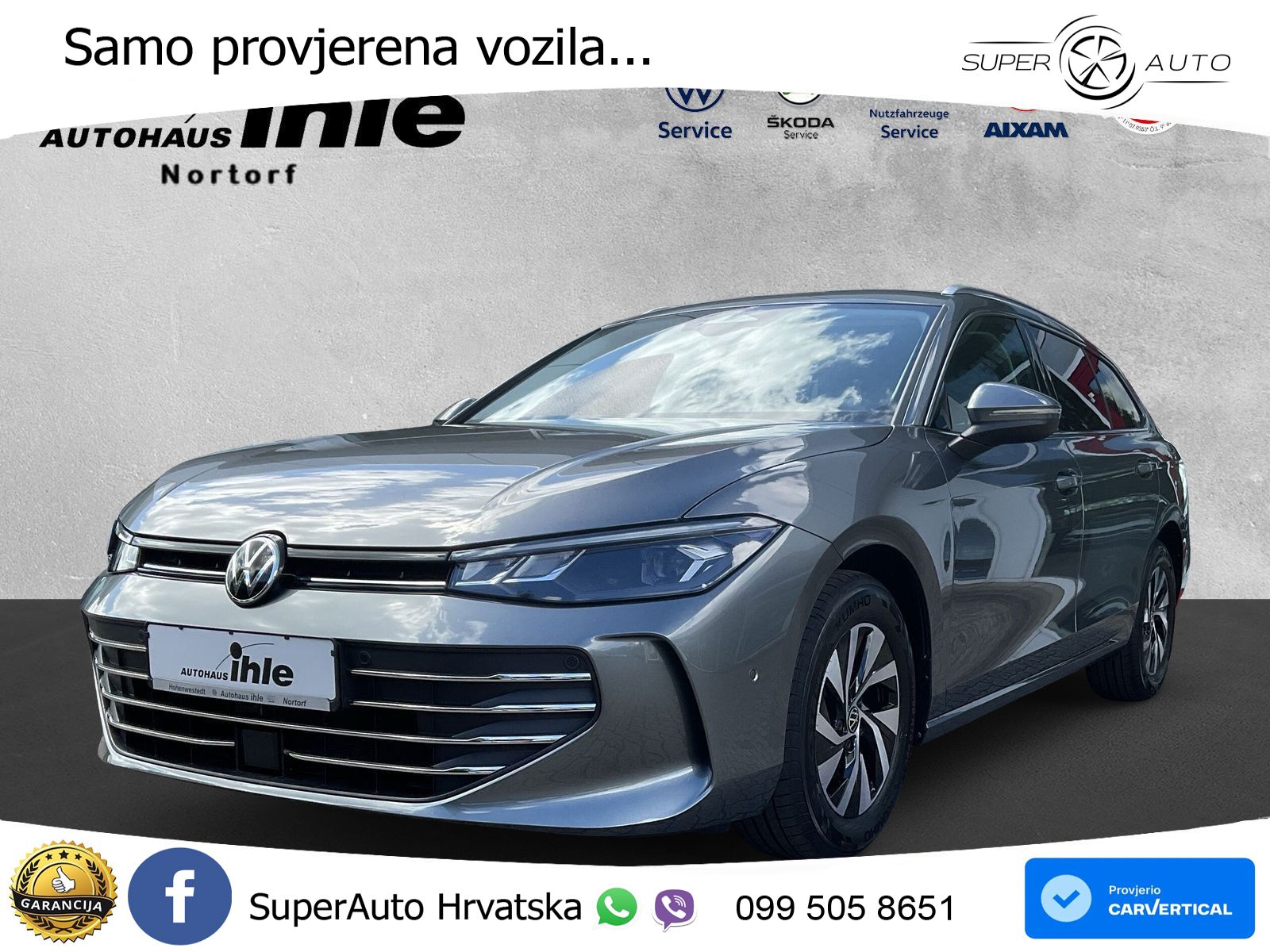 Volkswagen Passat Variant 1.5 eTSI (150 KS) DSG Business LED+GR SJED+ACC