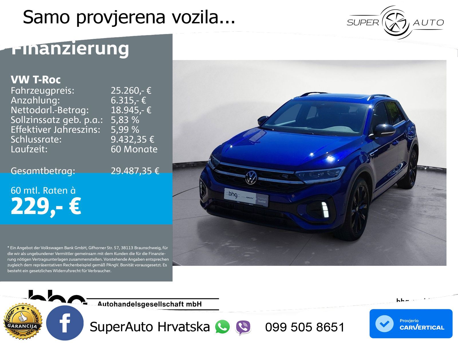 Volkswagen T-Roc I 1.5 TSI (150 KS) DSG LED+GR SJED+ACC