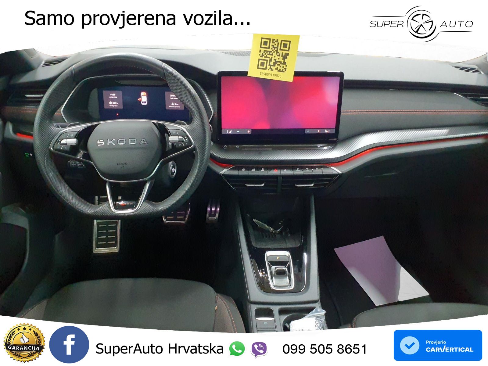 Škoda Octavia Combi RS 2.0 TSI (265 KS) DSG LED+GR SJED+ACC