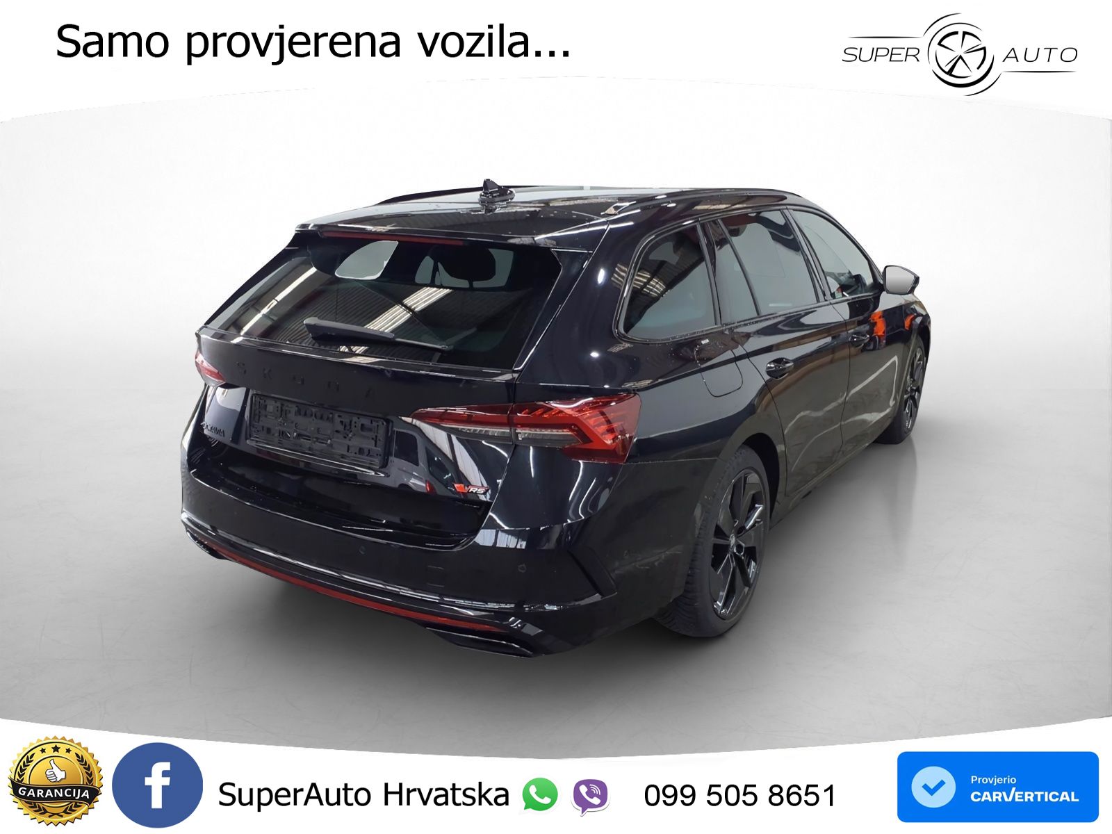 Škoda Octavia Combi RS 2.0 TSI (265 KS) DSG LED+GR SJED+ACC
